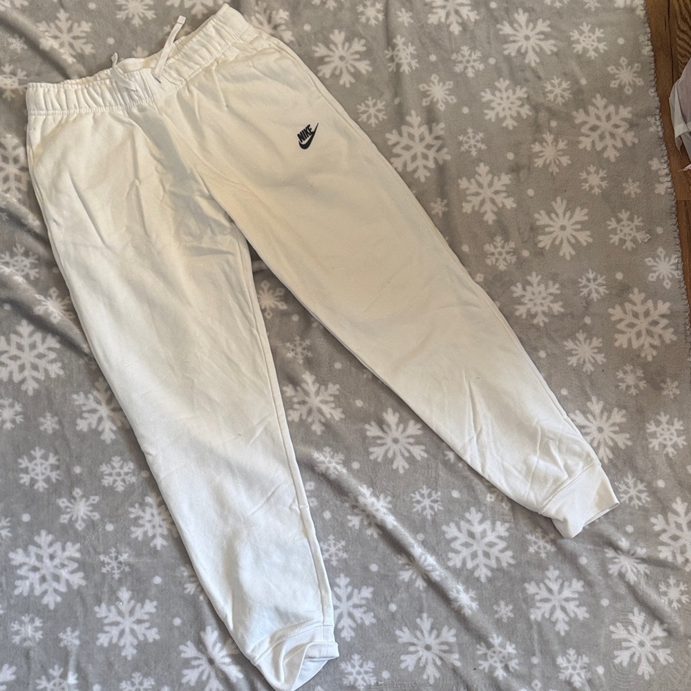 Nike white Joggers